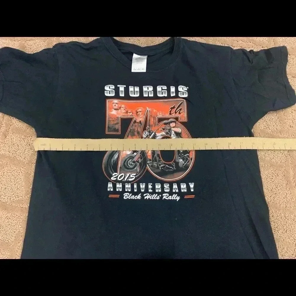 Sturgis 75th Anniversary Biker Rally T-Shirt - Picture 5 of 6